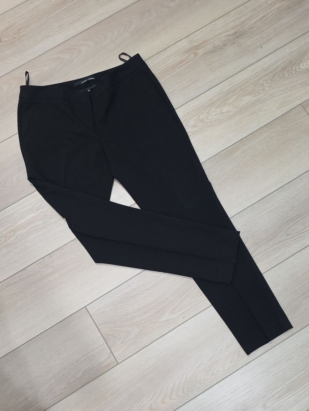 Amanda & Chelsea Tailored Black Dress Pants With Pockets-Sleek Business Trousers